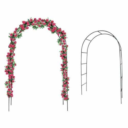 Növényfuttató pergola 140x38x240cm - sötétzöld