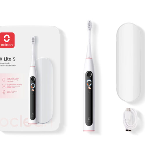 Oclean X Lite S szürke Smart Sonic fogkefe Szett