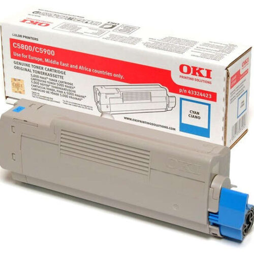 OKI 43324423 festékkazetta 1 dB Eredeti Cián