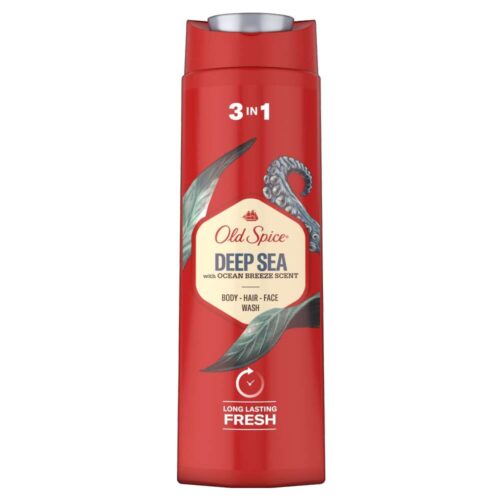 Old Spice Deep Sea 3in1 férfi Tusfürdő és Sampon 400ml