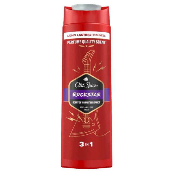 Old Spice Rockstar férfi Tusfürdő és Sampon 400ml