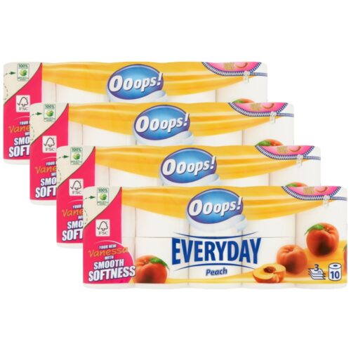 Ooops! Everyday Barack 3 rétegű Toalettpapír 4x10 tekercs