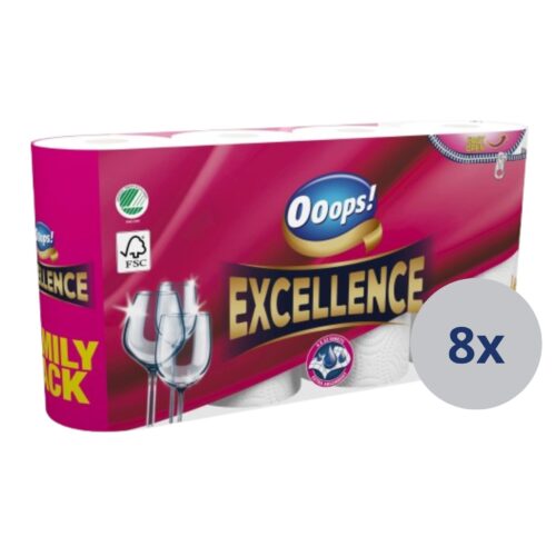 Ooops! Excellence 3 rétegű Papírtörlő 8x4 tekercs