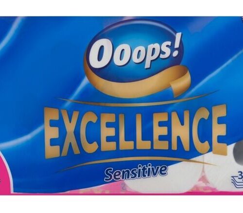 Ooops! Excellence Sensitive 3 rétegű Toalettpapír 16 tekercs