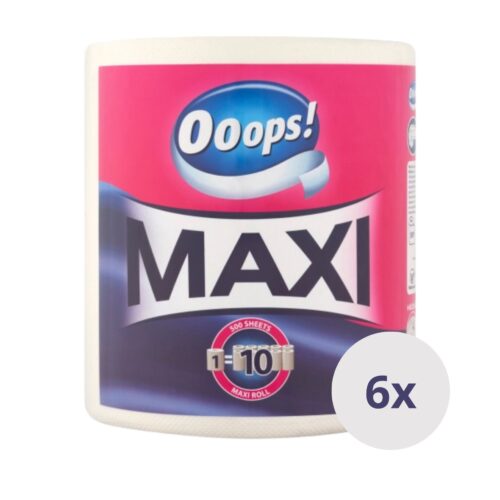 Ooops! Maxi 2 rétegű háztartási Papírtörlő 6x1 tekercs