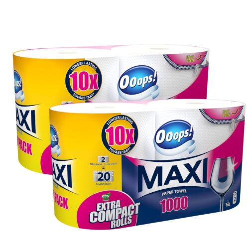 Ooops! Maxi Duo 1000 2 rétegű Papírtörlő 2x2 tekercs