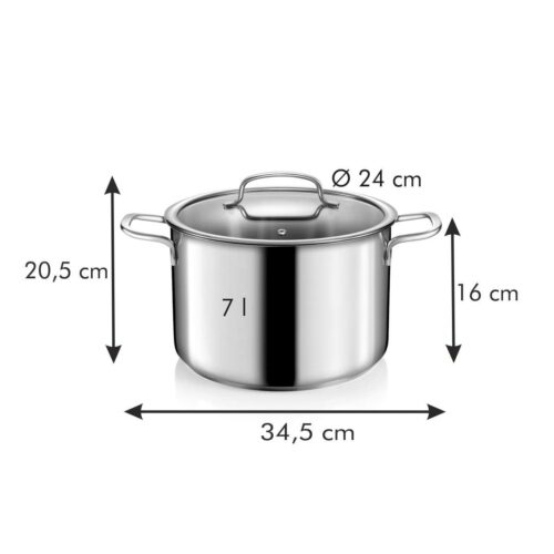 OPTIMA Fazék fedővel ø 24 cm