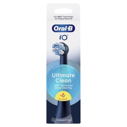 Oral-B iO fogkefefej Ultimate Clean Black XL pack 6db - új