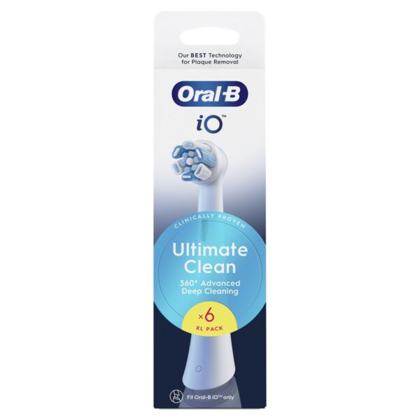 Oral-B iO fogkefefej Ultimate Clean White XL pack 6db - új