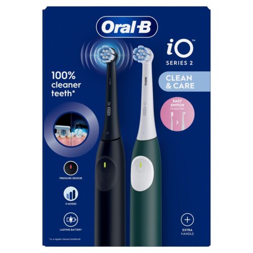 Oral-B iO2 Series Night Black / Forest Green duo