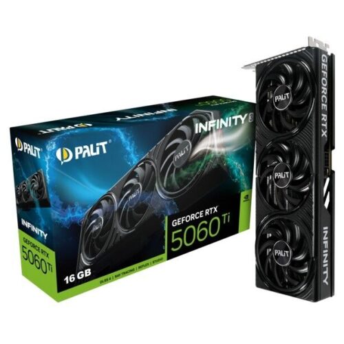 Palit GeForce RTX 5060 Ti Infinity 3 NVIDIA 16 GB GDDR7 videókártya