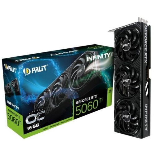Palit GeForce RTX 5060 Ti Infinity 3 OC NVIDIA 16 GB GDDR7 videókártya