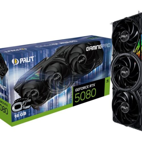 Palit GeForce RTX 5080 GamingPro OC NVIDIA 16 GB GDDR7 videókártya