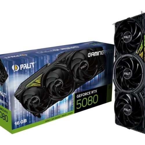 Palit GeForce RTX 5080 GamingPro V1 NVIDIA 16 GB GDDR7 PC videokártya
