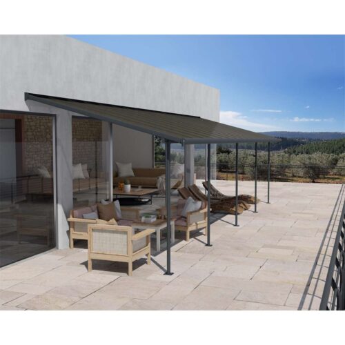 Palram Capri 5400 szürke 3 x 5