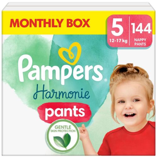 Pampers Harmonie Pants havi Pelenkacsomag 12-17kg Junior 5 (144db)