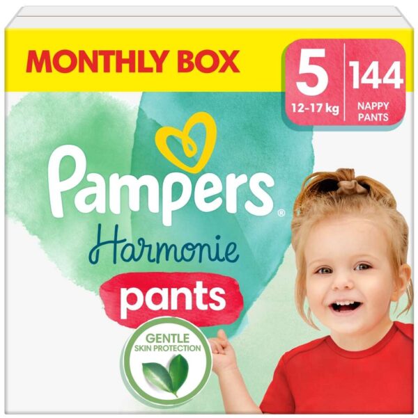 Pampers Harmonie Pants havi Pelenkacsomag 12-17kg Junior 5 (144db)