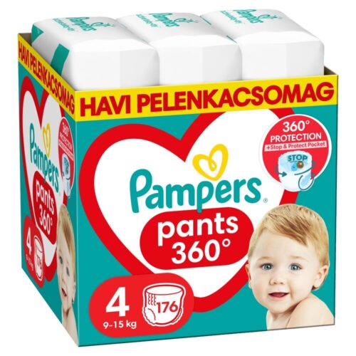 Pampers Pants havi Pelenkacsomag 9-15kg Maxi 4 (176db)