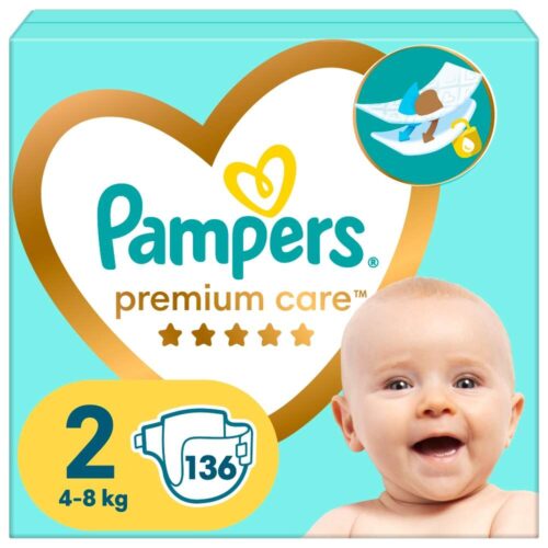 Pampers Premium Care Mega Box Nadrágpelenka 4-8kg Mini 2 (136db)