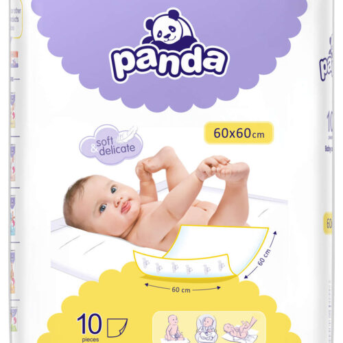 Panda Pelenkázó alátét 60x60cm (10db)
