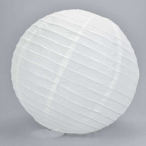 Papír lampion fehér 30cm