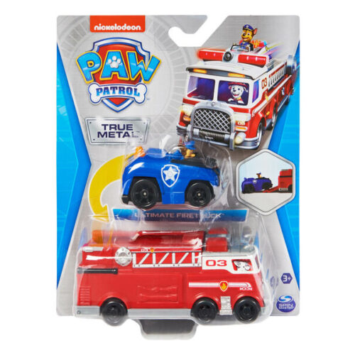 Paw Patrol Tűzoltóautó Chase játékautóval - piros-kék