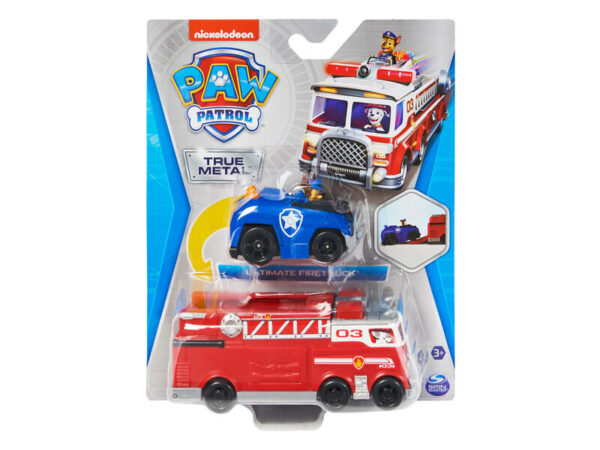 Paw Patrol Tűzoltóautó Chase játékautóval - piros-kék