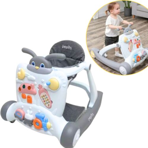 Pepita Bunny 3in1 többfunkciós interaktív Bébikomp és Járássegítő...