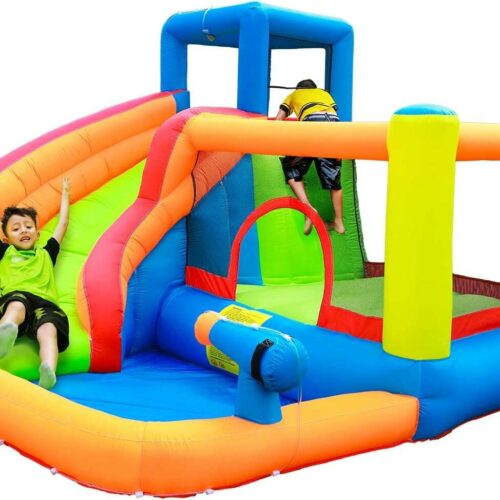 Pepita Funny XXL vizes Ugrálóvár 430x400x225cm csúszdával
