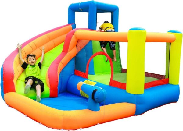 Pepita Funny XXL vizes Ugrálóvár 430x400x225cm csúszdával