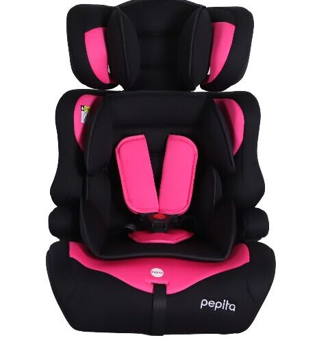 Pepita Leona 2in1 biztonsági Gyerekülés 9-36kg - fekete-rózsaszín
