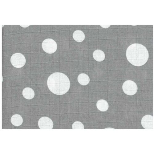 Pepita minőségi Textil pelenka - Pöttyös - szürke-fehér