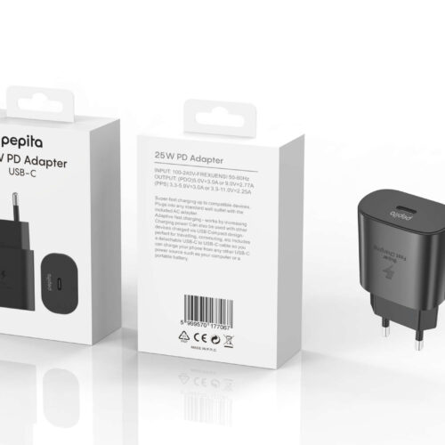 Pepita Samsung USB-C PD Hálózati adapter (gyorstöltés) utángyártott 25W