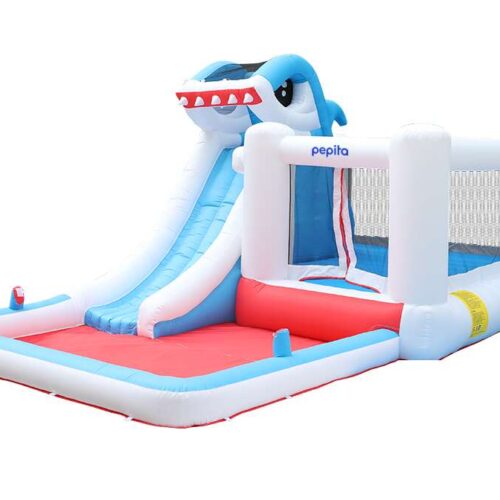 Pepita Shark XL vizes Ugrálóvár 500x280x225cm pancsolóval