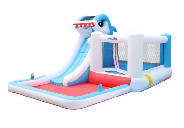Pepita Shark XL vizes Ugrálóvár 500x280x225cm pancsolóval