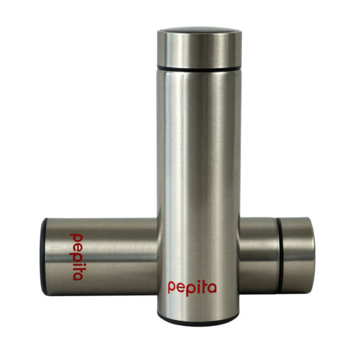 Pepita SMART Termosz LCD hőmérséklet kijelzővel 500ml - ezüst