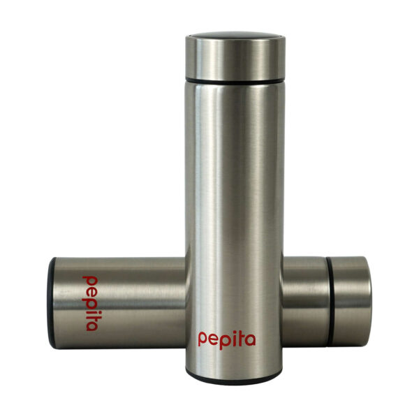 Pepita SMART Termosz LCD hőmérséklet kijelzővel 500ml - ezüst