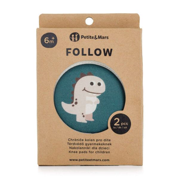 Petite &amp; Mars Elasztikus térdvédők kúszáshoz Follow Misty Green