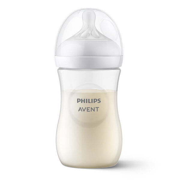 Philips Avent Natural Response Cumisüveg 1hó+ 260ml + Ajándék tálka