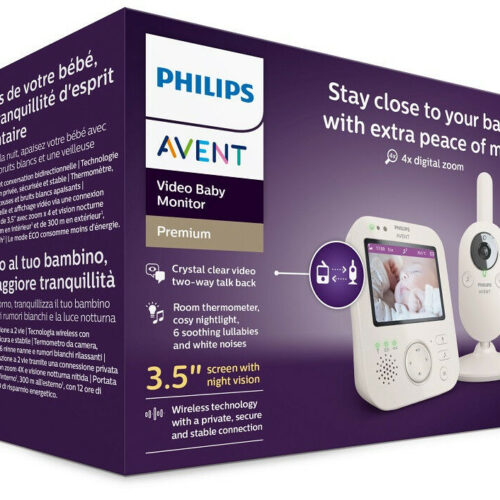 Philips Avent SCD891 Videó Bébiőr - 3.5" Képernyő