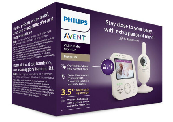 Philips Avent SCD891 Videó Bébiőr - 3.5" Képernyő