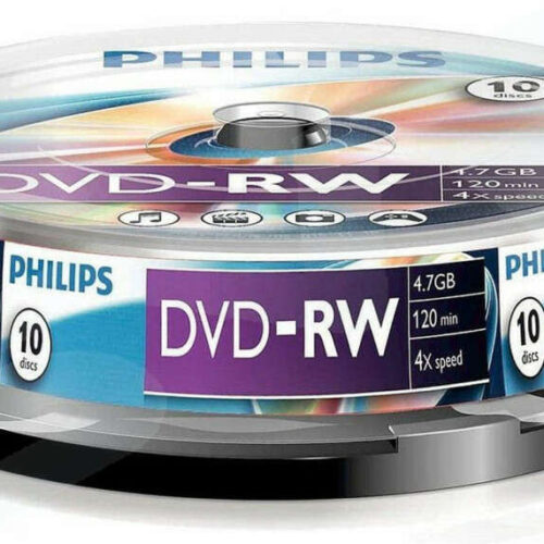Philips DVD-RW47CBx10 4X újraírható hengeres