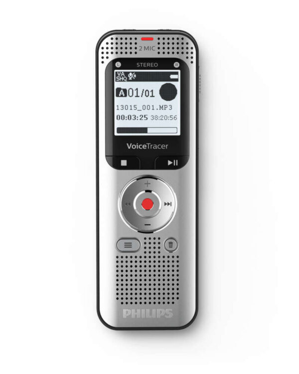 Philips Voice Tracer DVT2050/00 diktafon Flash kártya Ezüst