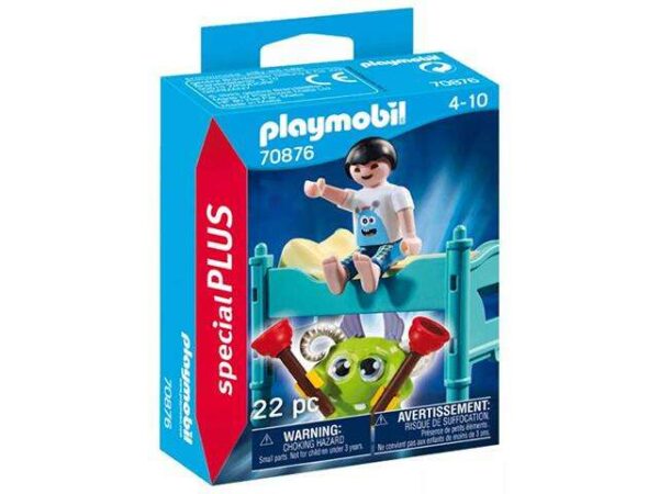 Playmobil Gyerek figura kis szörnnyel