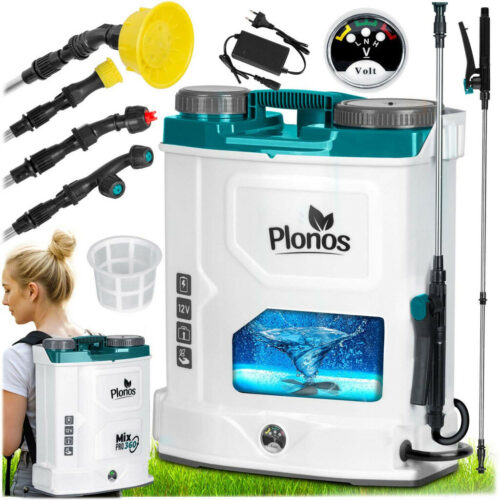 Plonos PL-603 akkumulátoros Permetező keverő funkcióval 16L - Fehér