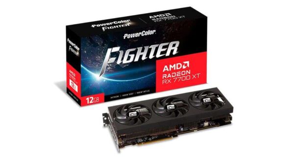 PowerColor RX 7700 XT 12GB DDR6 Fighter RX7700XT 12G-F/OC