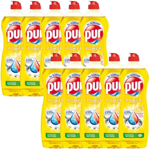 Pur Power Mosogatószer Lemon 10x750ml