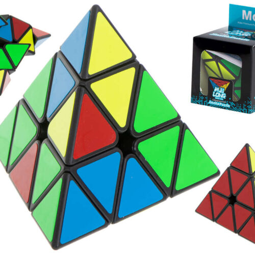 PYRAMINX puzzle kocka játék Black MoYu