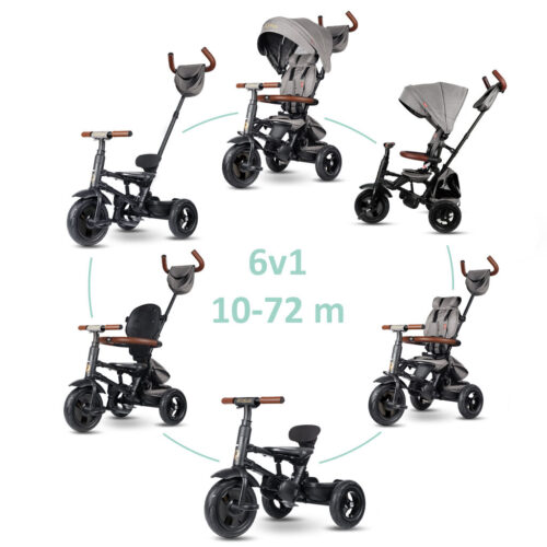 QPLAY Tricikli  Rito Deluxe Grey