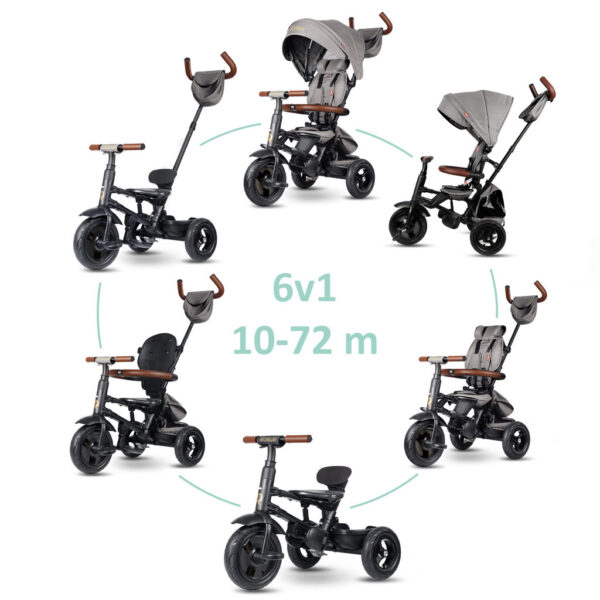 QPLAY Tricikli  Rito Deluxe Grey